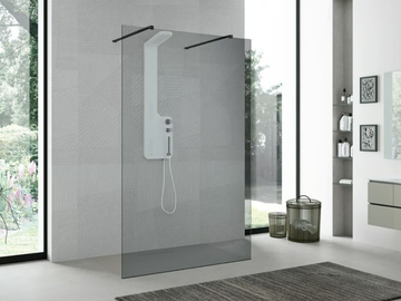 SIDE FREE - Crystal Walk in shower by Gruppo Geromin - view 2